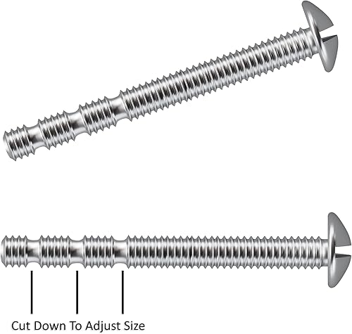 Miniatura 8 de Dowell (3008 160 10) - Manijas para gabinete, cocina, baño y muebles, herrajes para gabinetes y puertas, manija de cajón - 2 tornillos incluidos,