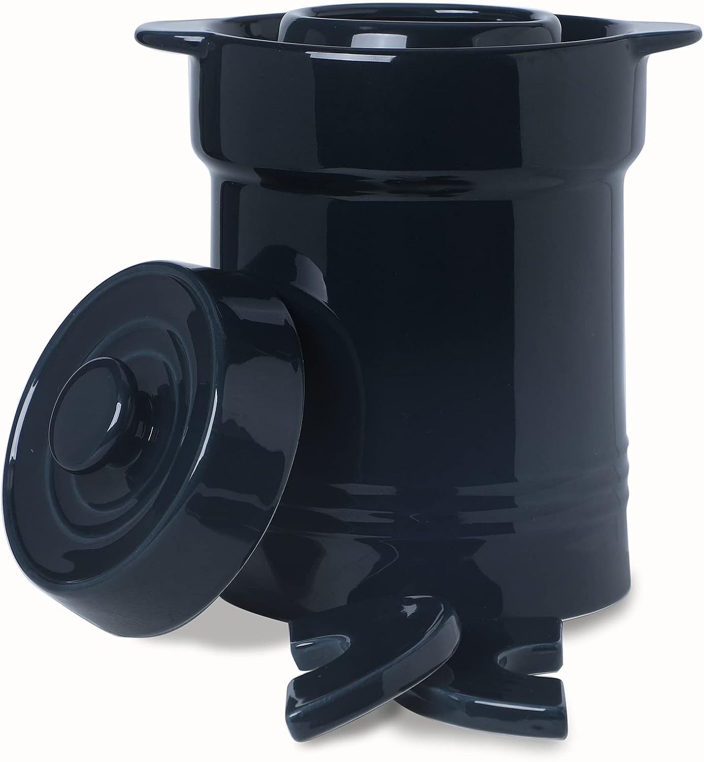 SLJMR Ceramic Fermentation Crock Jar 2 Liter/0.5 Gallon