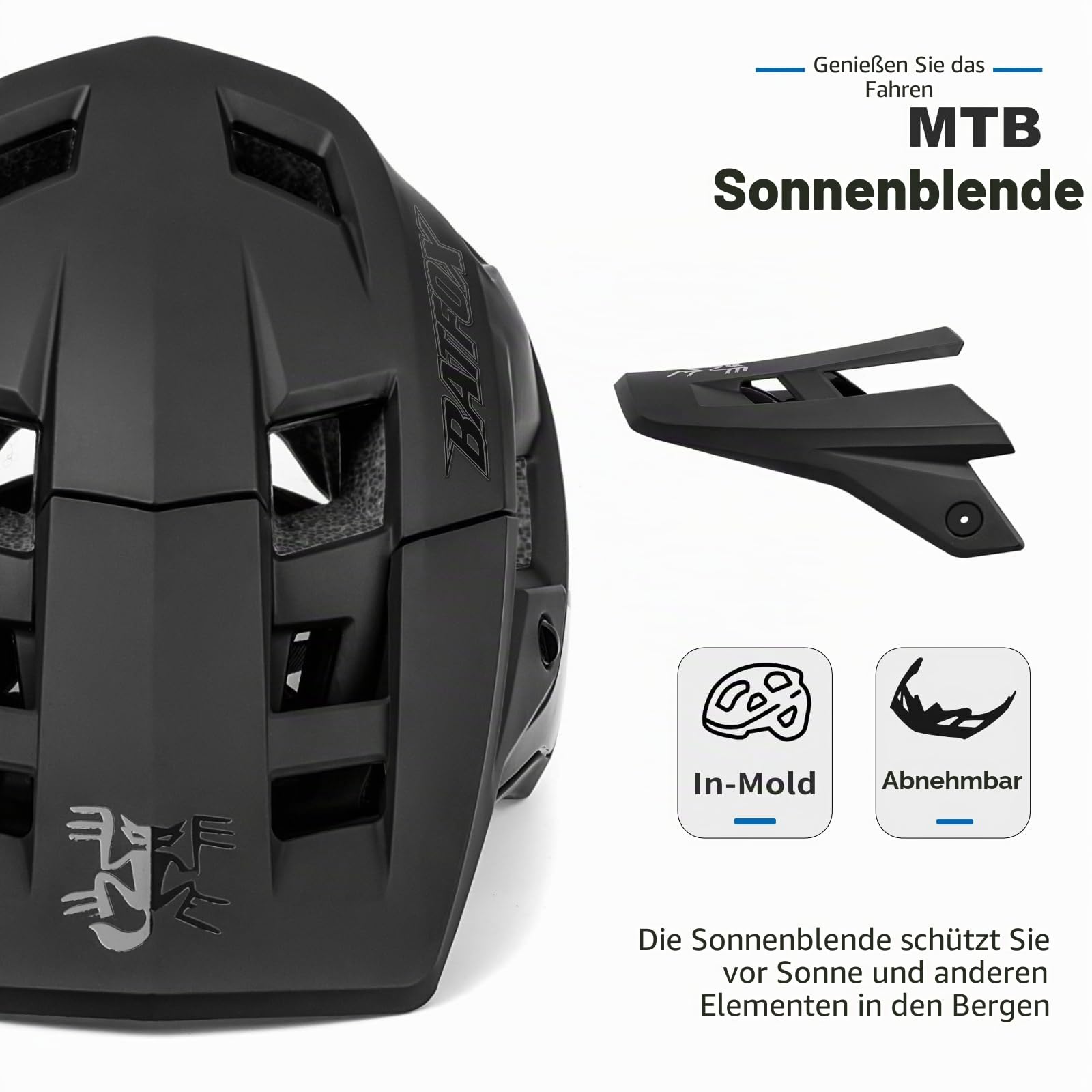 Fahrradhelm, Mountainbike-Helm Helme für Männer Frauen Erwachsene Jugendliche