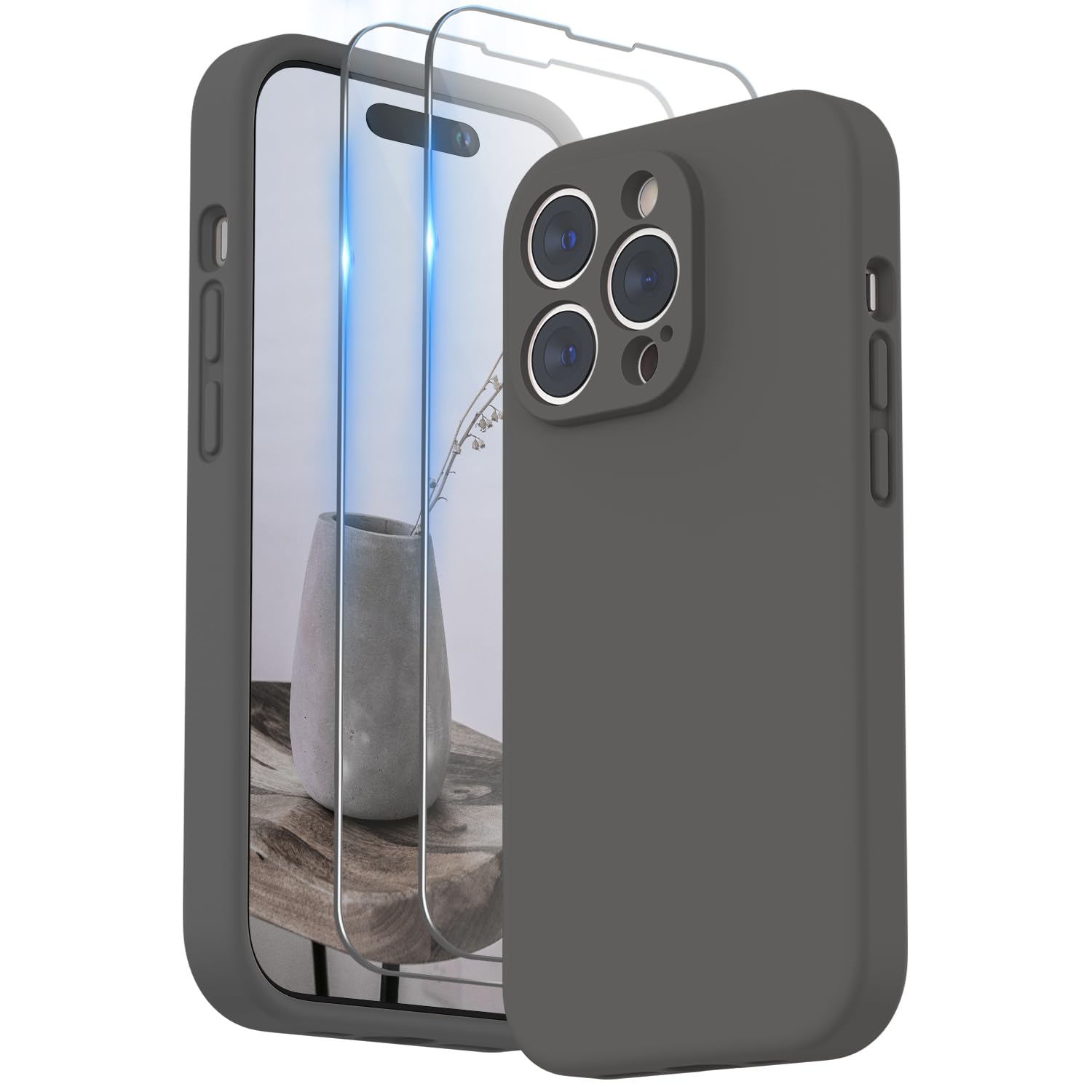 Amazon.co.jp: SURPHY iPhone14 pro max用ケース シリコン