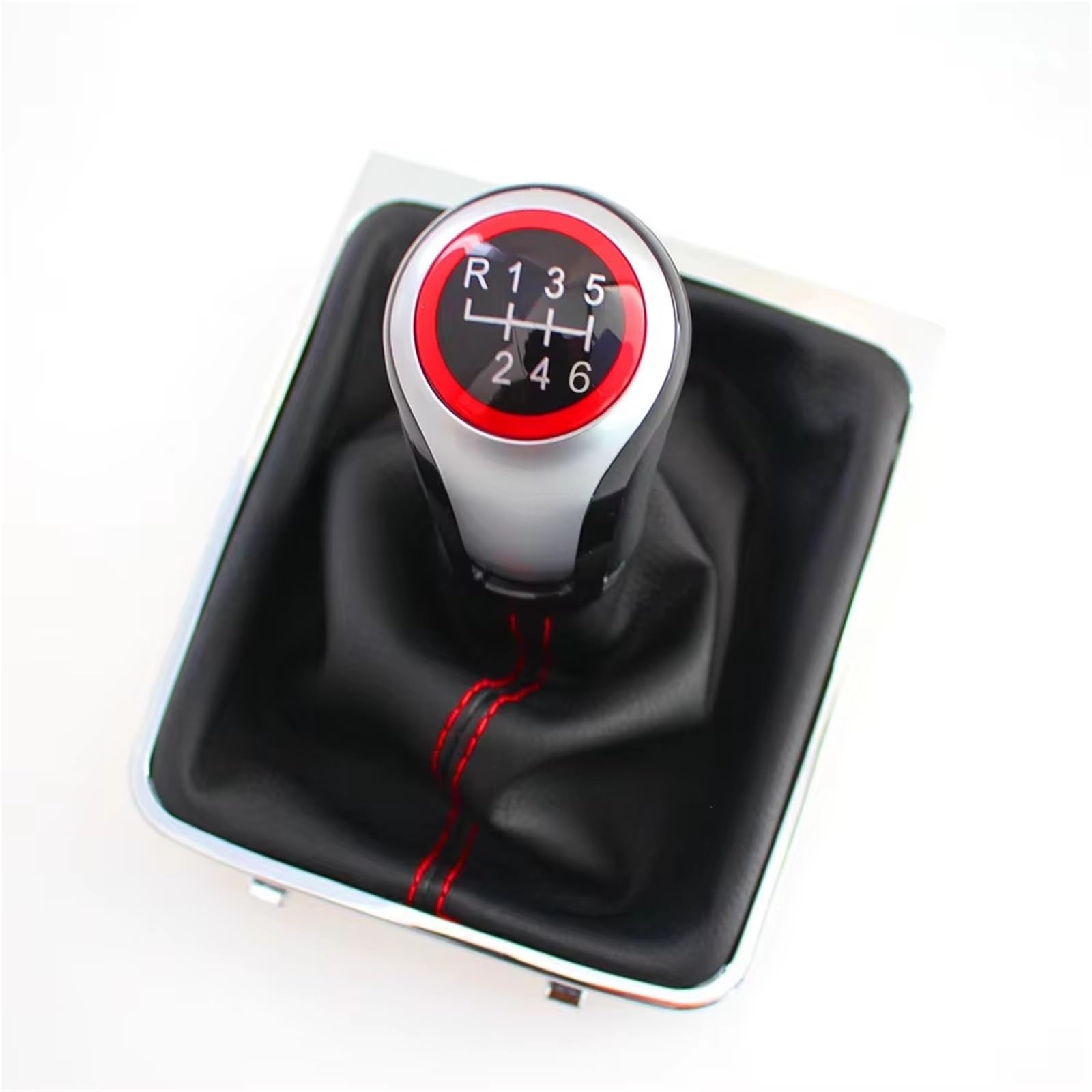 CPDDNGZMKK Gear Shift Knob Lever for Passat B6 2005-2010 New Gear Shift Knob 5/6 Speed MT Lever Change Stick with Gaiter Boot Cover