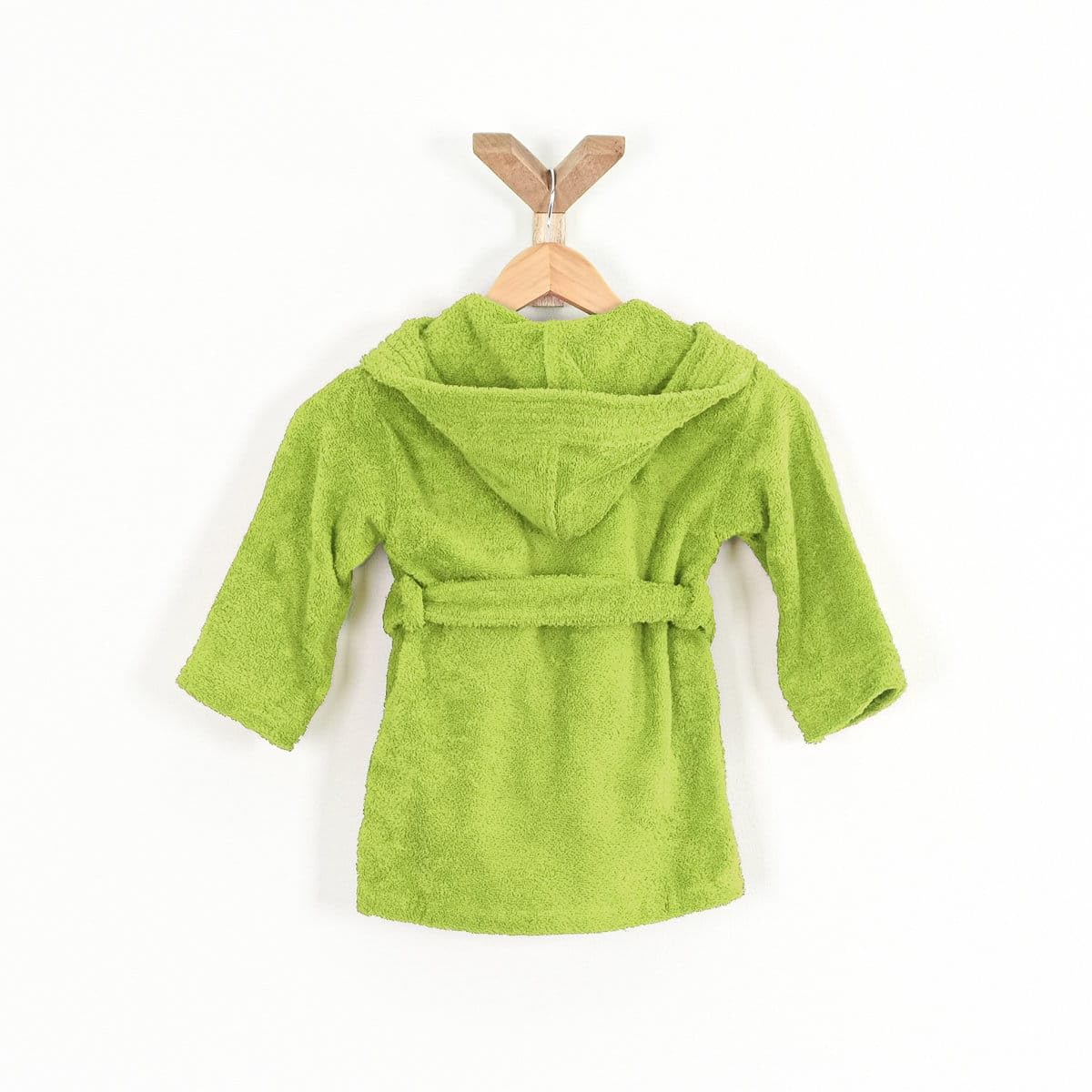 Albornoz infantil con capucha de algodón con rizos de esponja de Cocoon – Gris – 12 años