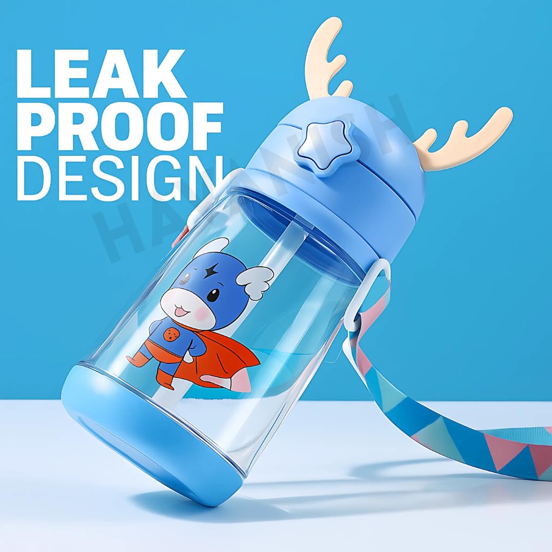 Kids Reusable Water Bottles - BPA Free Pack of 2 -8