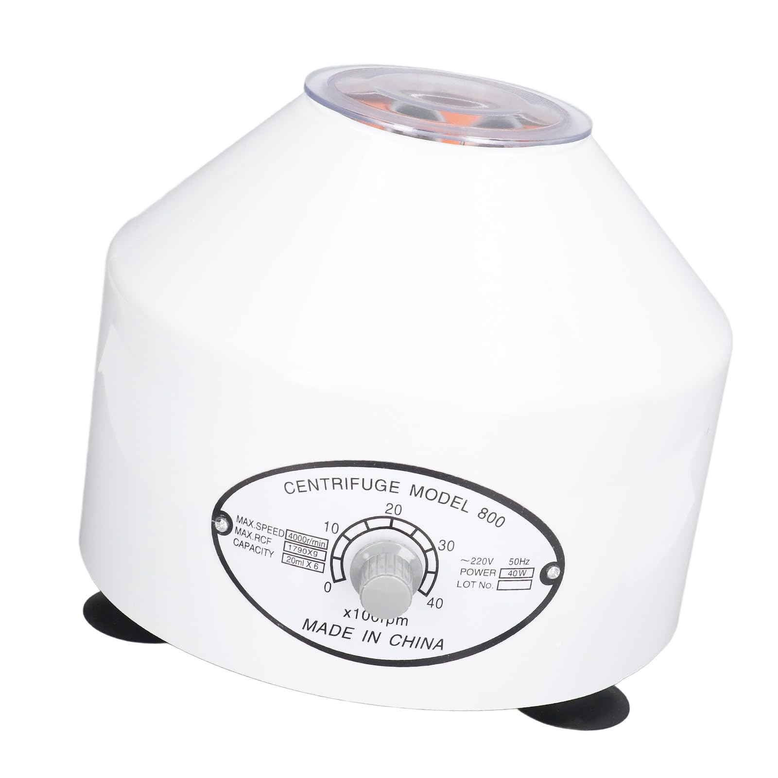 Máquina de Centrífuga de Laboratorio Benchtop Eléctrico de Baja Velocidad Rotor 4000rpm (EU enchufe 220V)