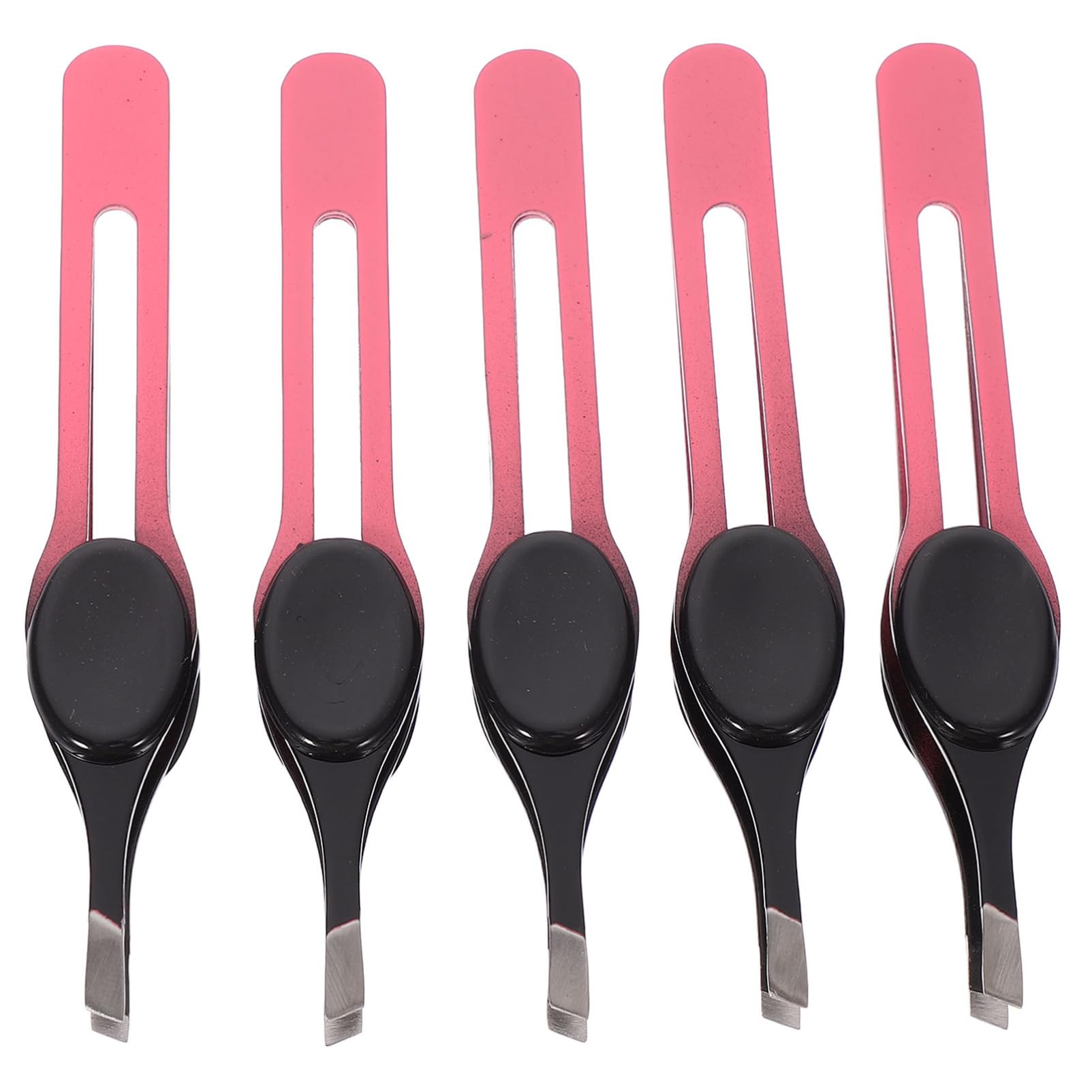 3 Set Pinzette Per Sopracciglia Acciaio Inossidabile Kit Strumenti Per Rimozione Con Design Ergonomico E Cuscinetto Antiscivolo Per La 5 Pezzi*3