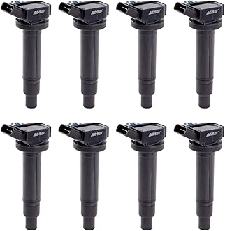 MAS Set of 8 Ignition Coils Pack Compatible with Toyota Lexus 4Runner Tundra Land Cruiser Sequoia GS430 GX470 LS430 LX470 LX570 SC430 4.3L 4.7L 5.7L V8 fit for C1173 UF230 UF493 5C1196