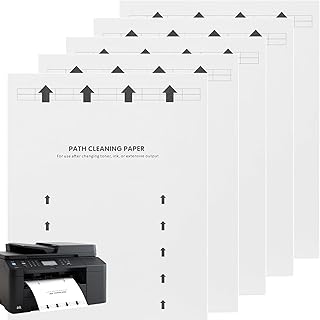 Printer Cleaning Sheets 18-Pack - 【Removes Ink, Dust, Dirt & Debris】8.5 x 11 Inches, Thickened Design, Durable & Easy to Clean, Compatible with Laser & Inkjet Printers, Copiers, Fax Machines, Scanners