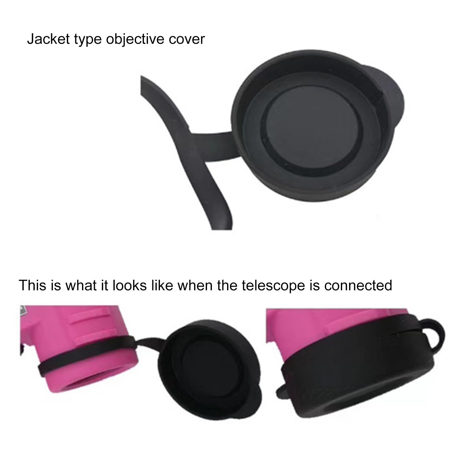 Étui de protection en silicone pour jumelles télescopiques pour objectif oculaire 42 45 mm/52 55 mm