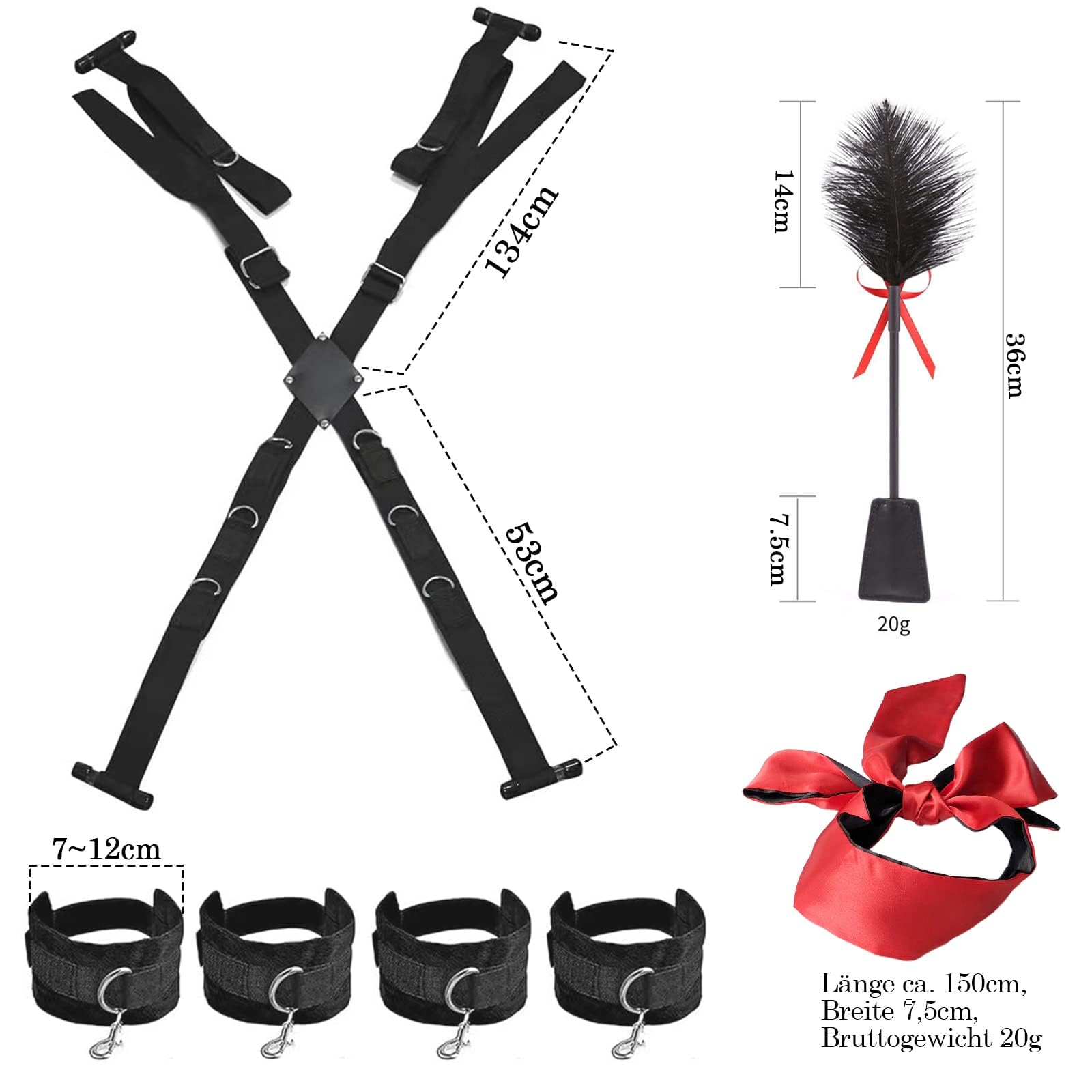 Balançoires Sexuelles Balançoire Érotique Toys,Kits de Bondage avec Menottes Érotique Set Accessoires,Balançoires d'amour Réglables Extrême,Jeux Adulte Couple
