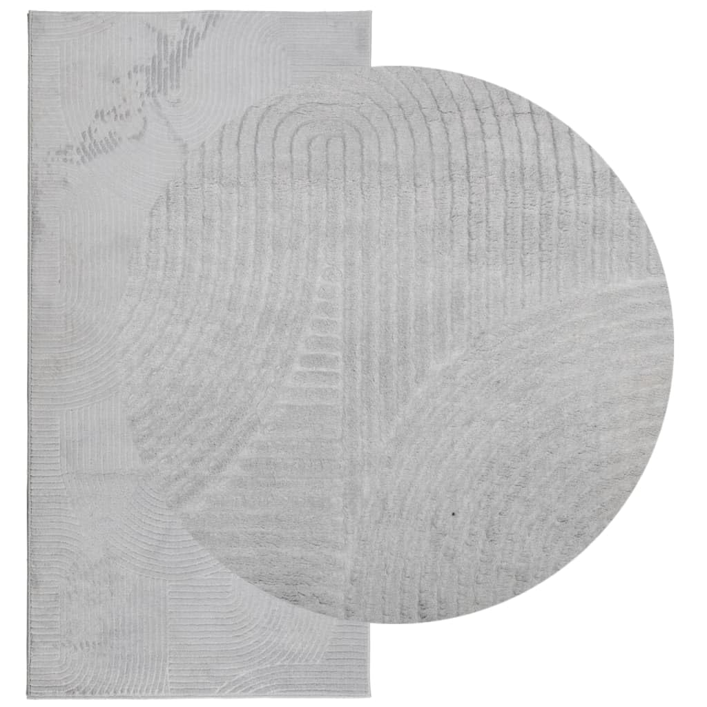 Tapis IZA Poils Courts Style scandinave Gris 100x200 cm,Maison & Jardin,Décorations,Tapis,3.75 kg-375451