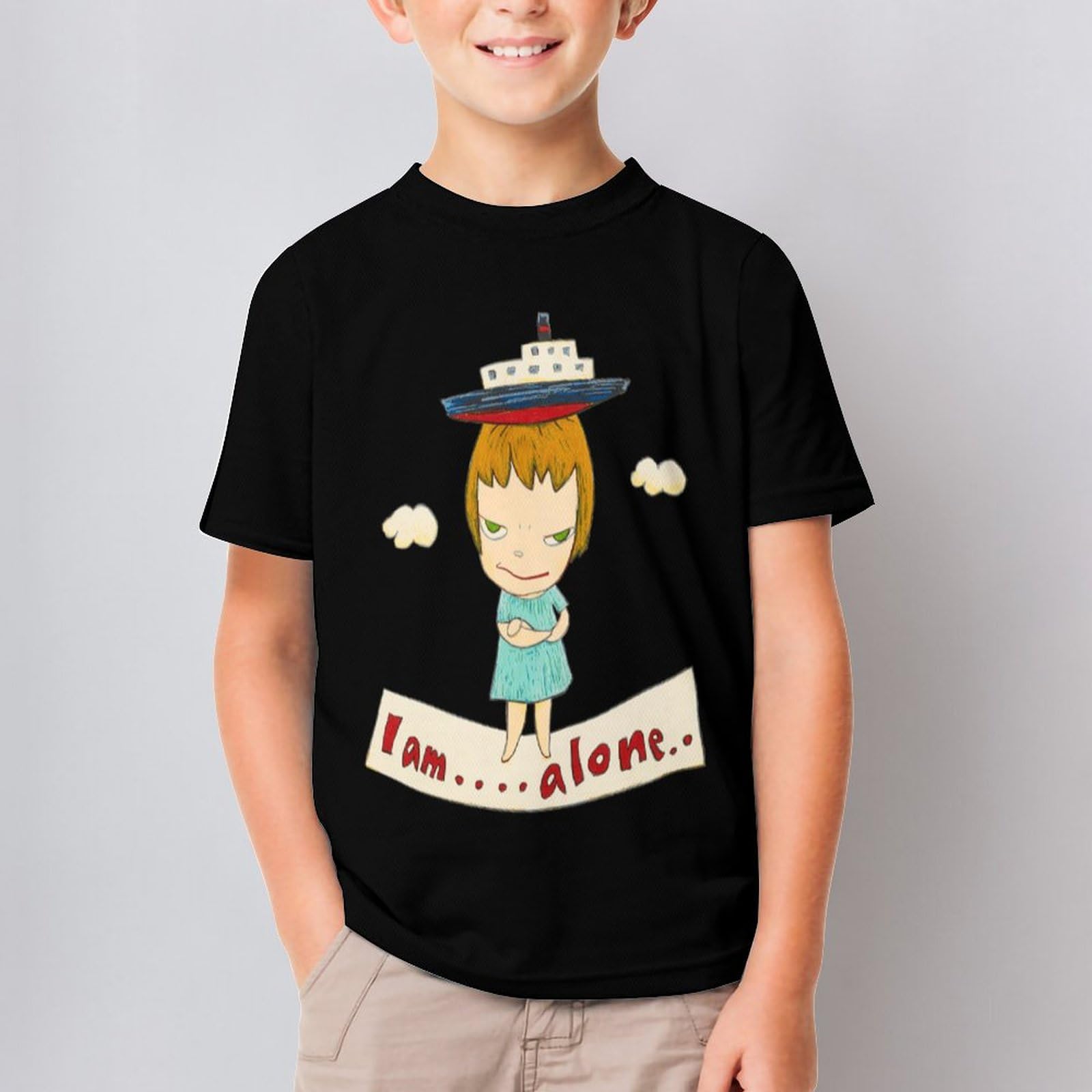 Amazon.co.jp: 子供 Tシャツ 奈良美智 女の子 男の子 100cm-160cm