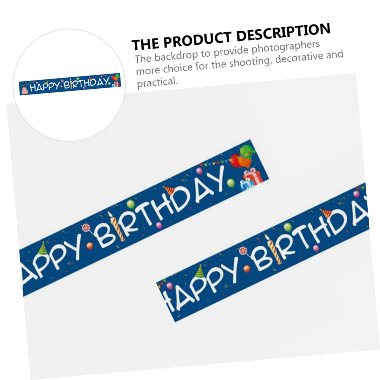 TOYANDONA 3piezas Banderín Colgante De Cumpleaños Infantil Decoración Para Fiesta y Fotografía Interiores y Exteriores Para Cumpleaños De Niño Niña y Niñas