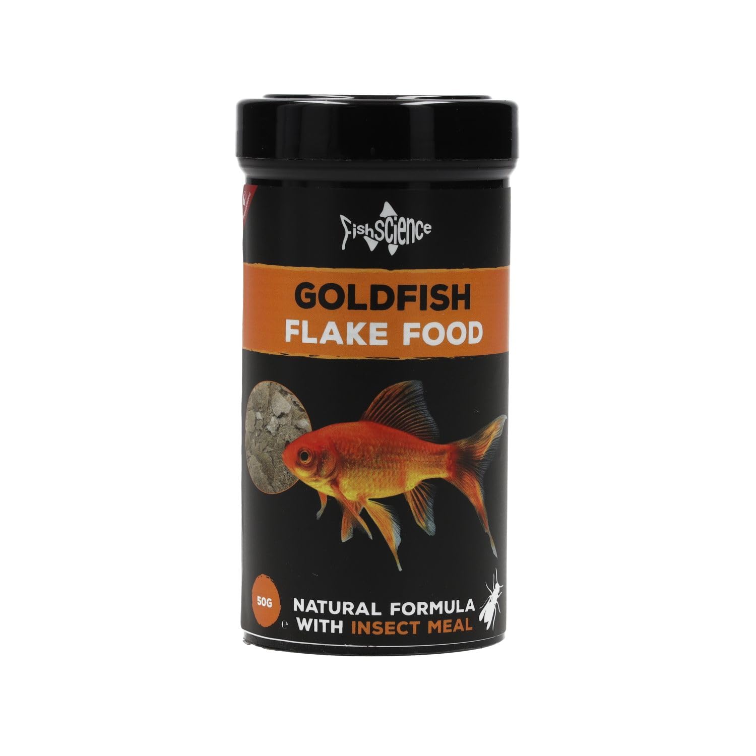 FISHSCIENCEGoldfish Flake Food for Freshwater Fish - 50G