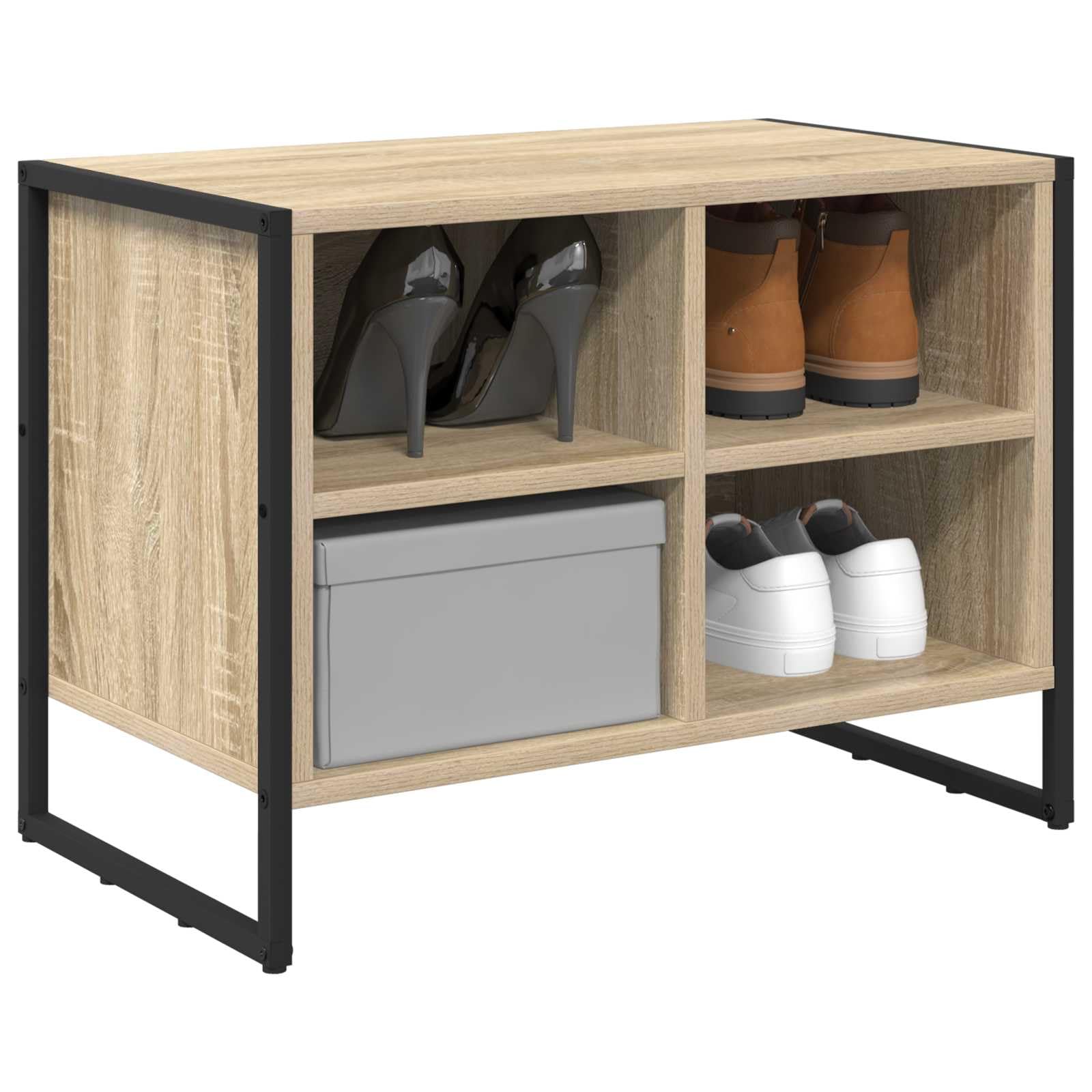 vidaXL Szafka na buty 60 x 35 x 44 cm Drewno inżynieryjne Sonoma