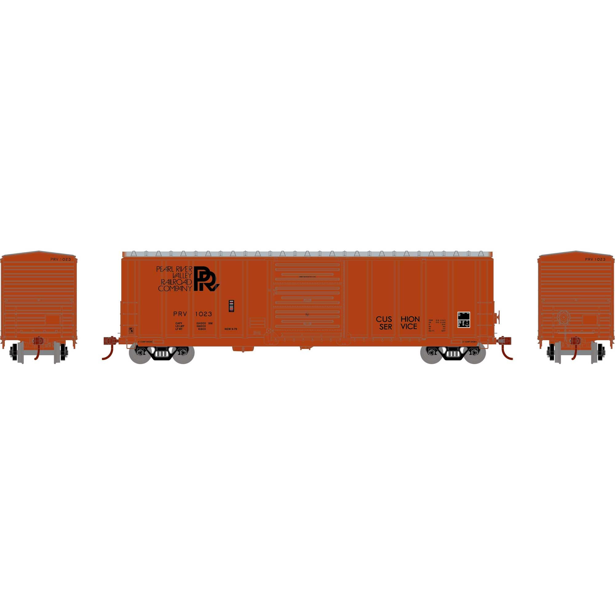 Athearn HO 50' PS 5277 Box PRV #1023 ATH15958 HO Rolling Stock