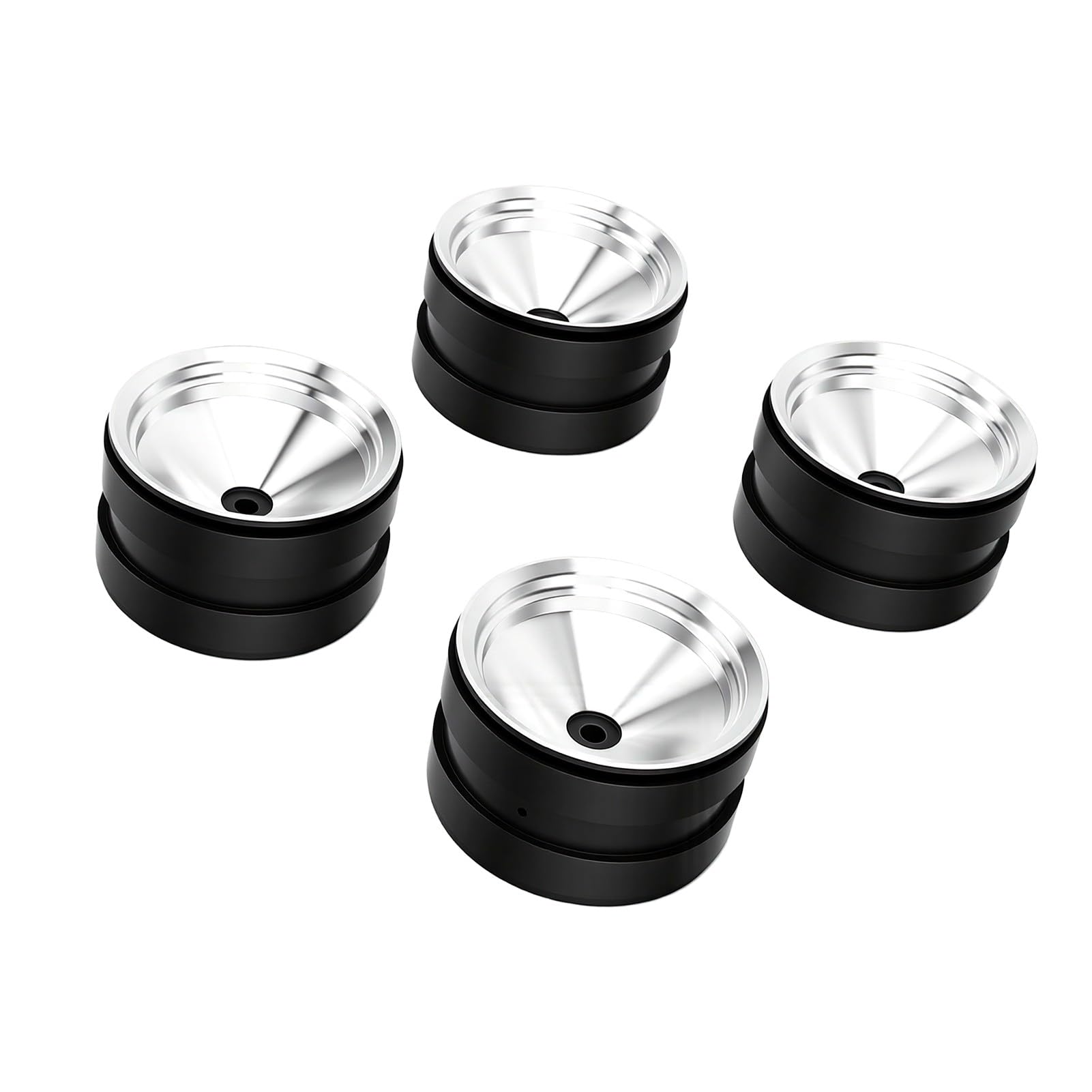 Bujes de Rueda RC de 2,2 Pulgadas 1/10 Aluminio (Black)