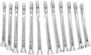 RONGW Voiture Frontal Grill décor Brillant Bande d'argent Abdos Garniture de Couverture de Grille extérieure chromée pour Maserati Ghibli 2014-2017 Berline