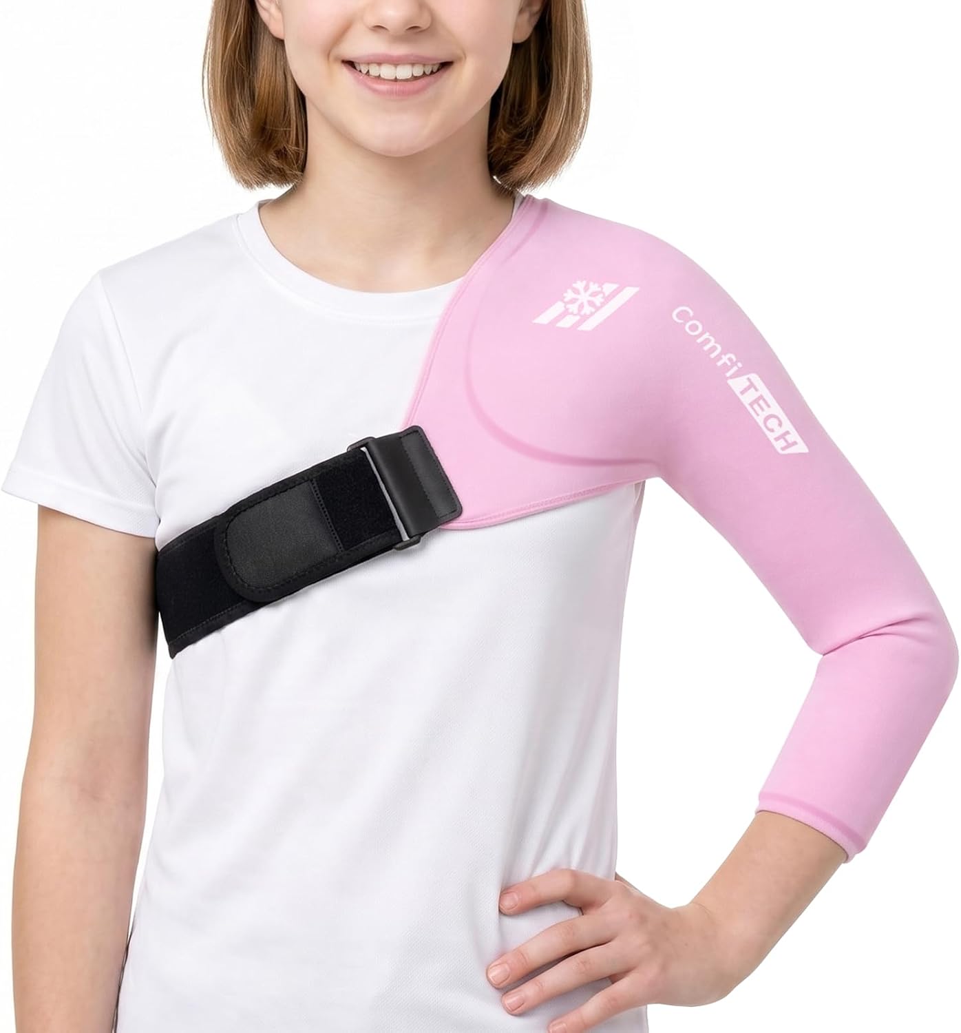ComfiTECH Youth Shoulder Arm Elbow Ice Pack for Girls Pitchers, M