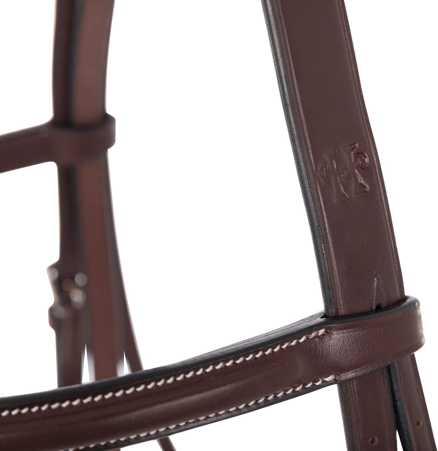 Huntley Equestrian Fancy Stitched Sedgwick Leather English Bridle and Reins