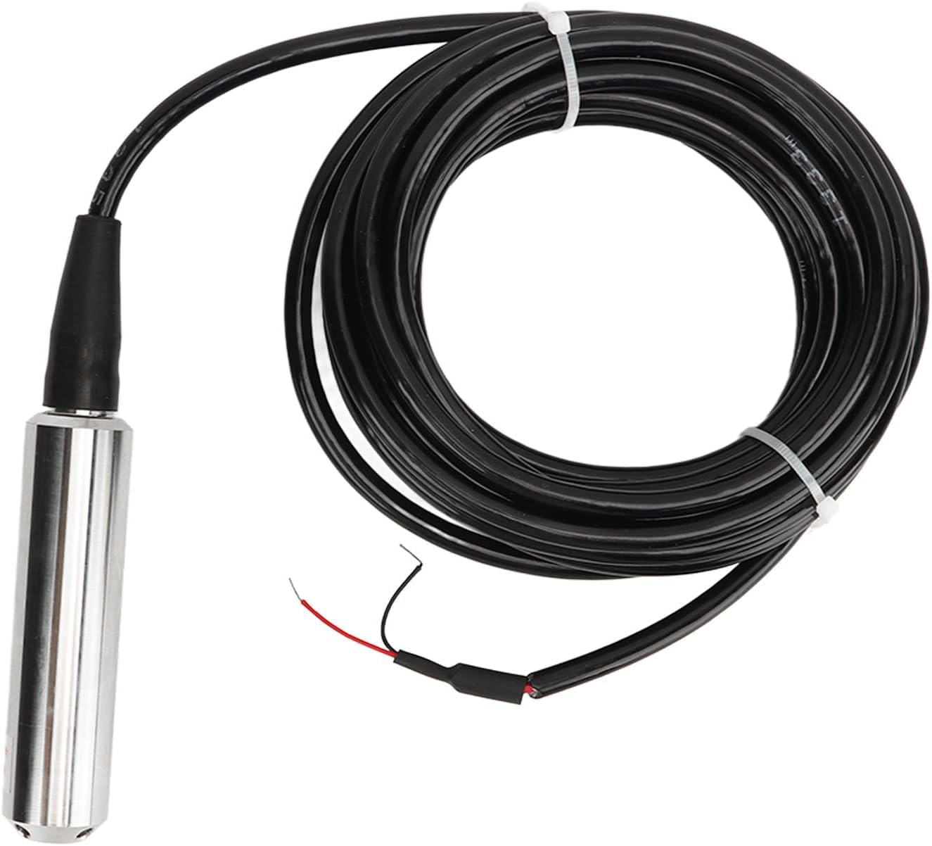 Sensor de detección líquido, nivel agua, IP68 Salida 4-20MA fluido 24 V CC Acero inoxidable 304 programable con cable 5 m for conexión alimentación(0 4 m Range)