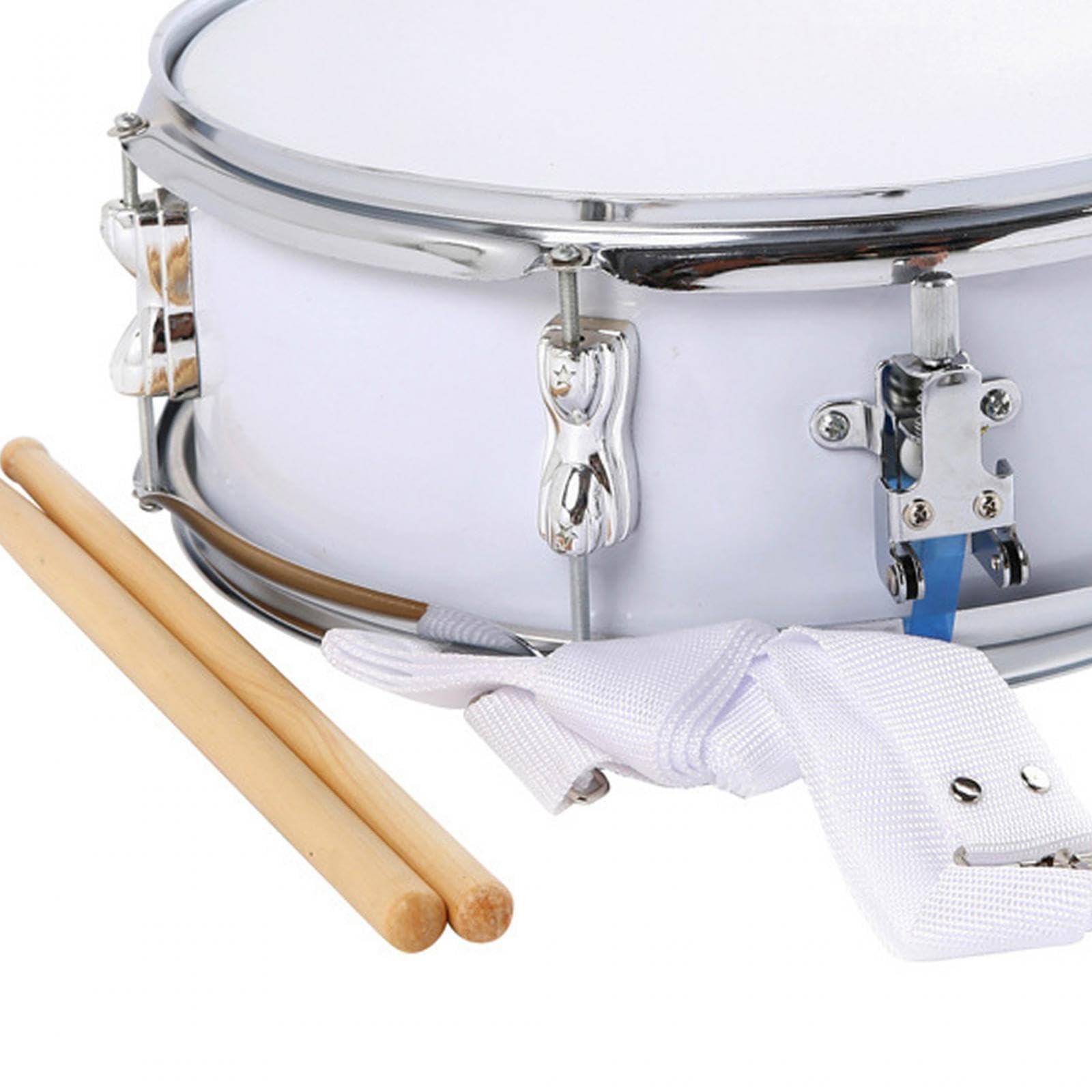 QUXVUIS Rullante da 13 pollici, strumento a percussione con tono, batteria musicale, set per giovani musicisti, accessori, giocattoli musicali