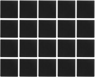 Heaveant Aluminum Profile 4-Hole Endcap, 20Pcs Aluminum Profile 6060 Endcap 4-Hole ABS Plastic CNC 3D Printer Parts Euro Standard