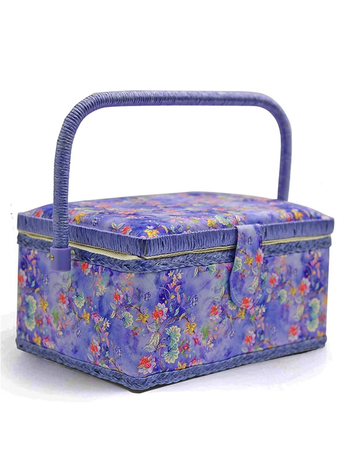 Sewing Box Basket with Supplies, for Accessories Storage for Home