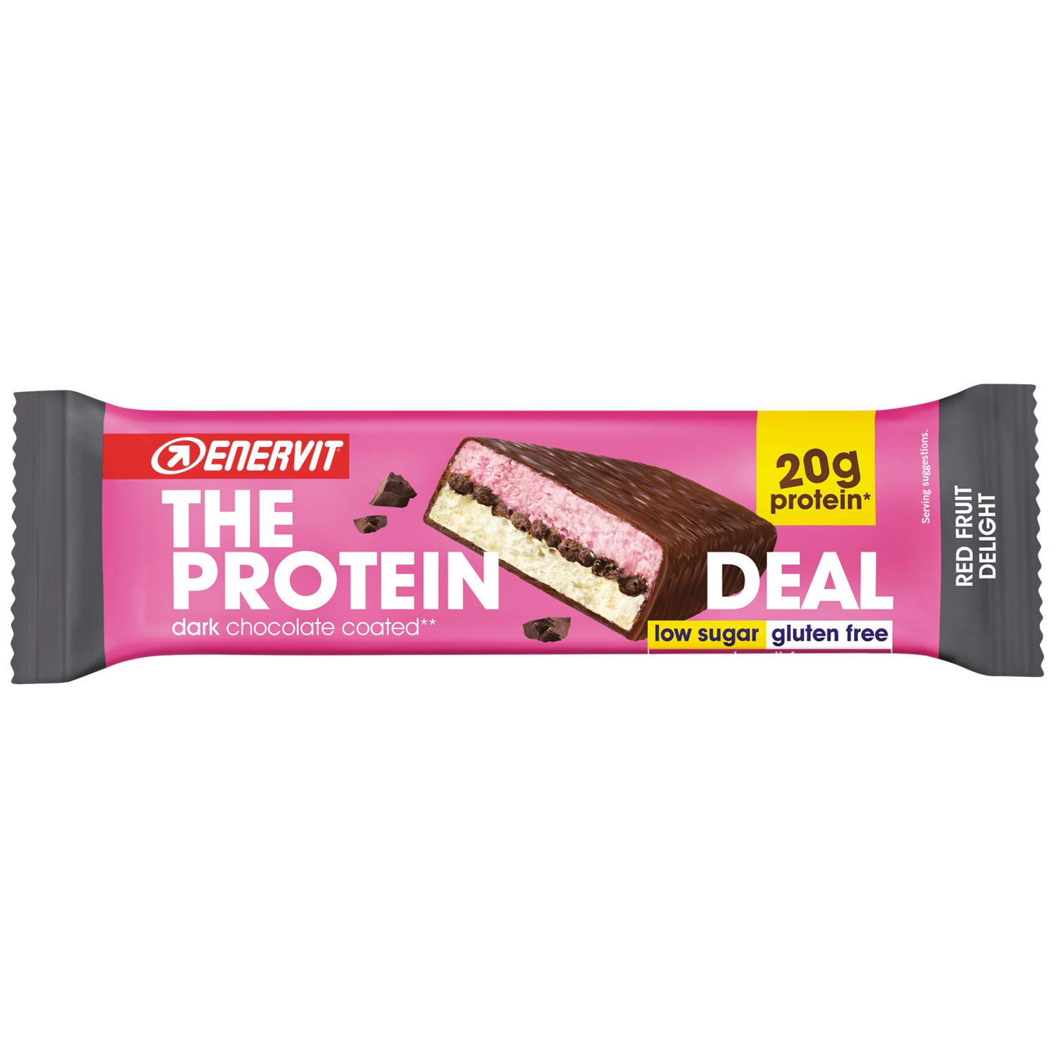 EnervitThe Protein Deal Bar (Red Fruits Delight, Box of 25 Bars)
