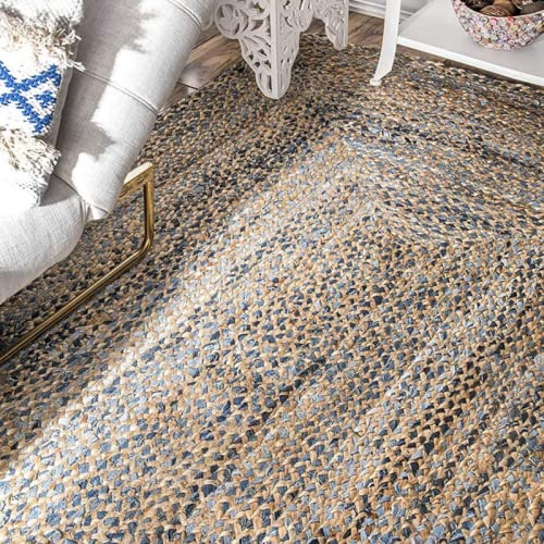 DN Handicraft Alfombra india hecha a mano de fibra natural de yute de 2.6 x 6 pies cuadrados (78 x 180 cm) Cover