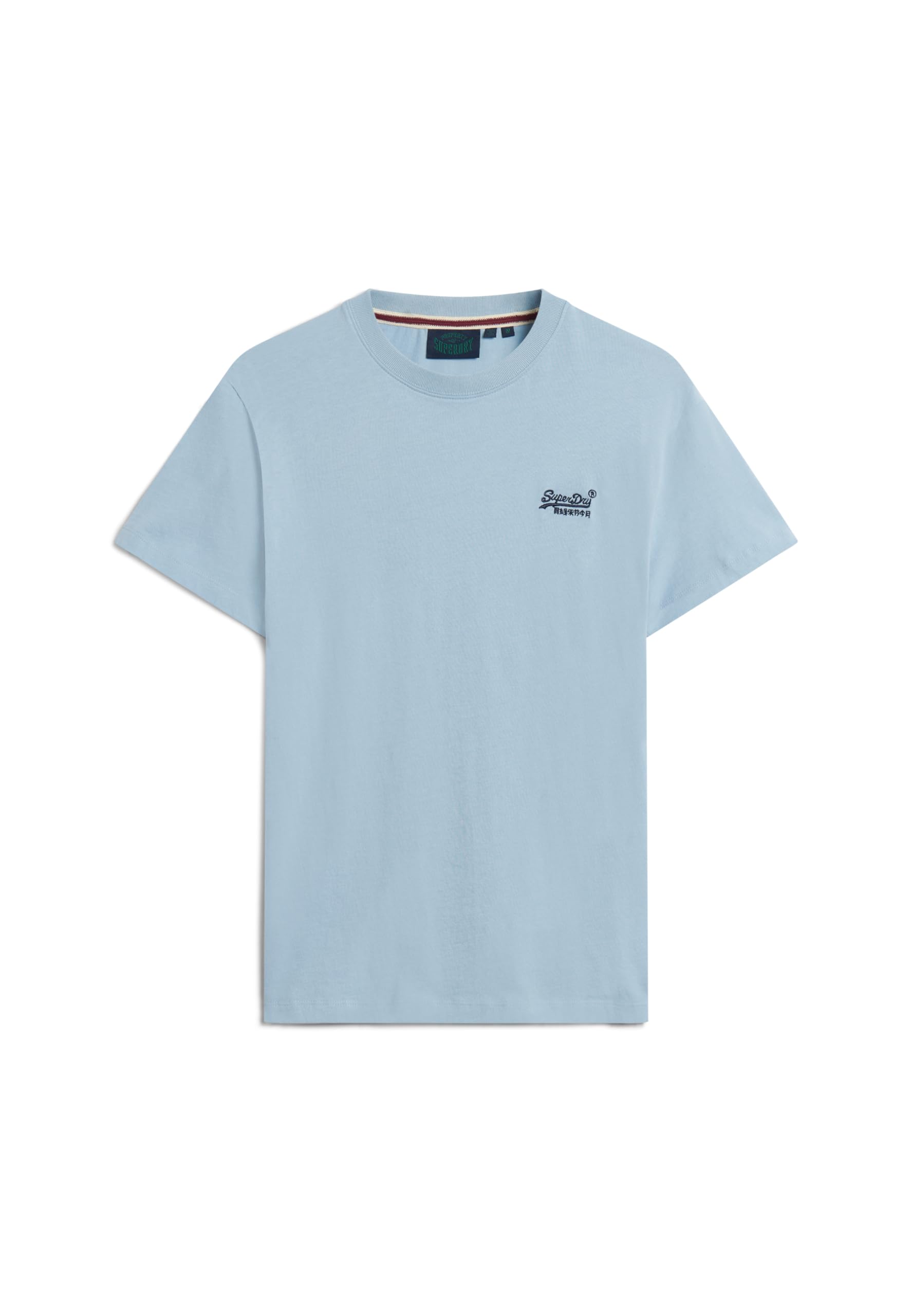 Superdry Bleu Organic Cotton T-Shirt Essential