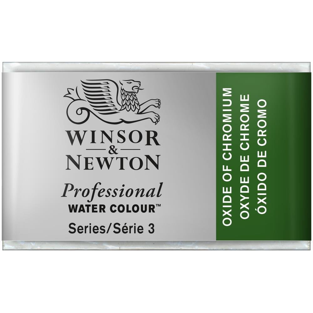 Winsor & Newton Acuarela Profesional - Pintura de Acuarela, Alta Luminosidad, Resistente a la Luz, Calidad de Archivo, Godet, Color Oxido De Cromo