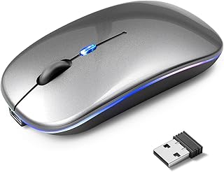 【2025新グレード】マウス 無線 Mucuru ワイヤレスマウス Bluetooth 5.4 無線 静音 薄型 Type-C 充電式 2.4GHz 3段階DPI切替 省エネ 瞬時接続 7色ライト付き 小型 光学式 高精度 左右対称 高耐久性 充電式 軽量 握りやすい 簡単接続 携帯便利 Mac/Windows/Surface/PC/Macbook対応