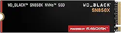 WD_BLACK, SSD SN850x 2TB NVMe M.2 2280 (Leitura até 7300MB/s e Gravação até 6600MB/s)