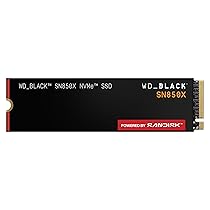 WD_BLACK SN850X NVMe SSD 1TB (Fino a 7.300MB, s in lettura, fino a 6.300MB, s in scrittura, M.2 2280, PCIe Gen 4, SSD ad alte Prestazioni per Gaming) POWERED BY SANDISK