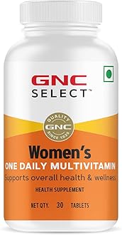 Women’s One Daily Veg Multivitamins |30 Tablets| Supports Overall Health & Wellness | With Biotin, Vitamin B12, A, C & D3| Imported| Formulated In USA