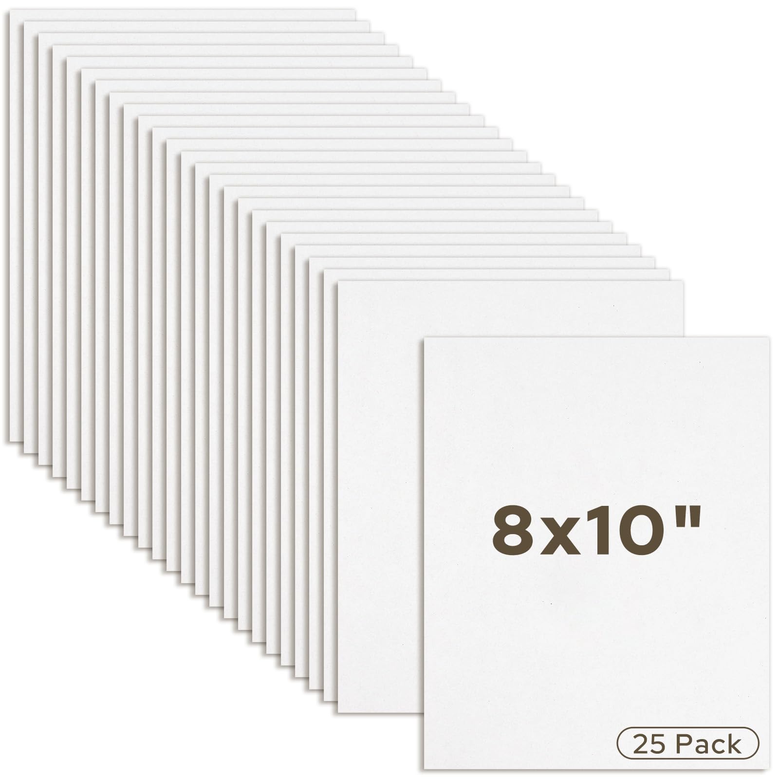 Carton ondulé 20,3 x 25,4 cm rigide anti-pliure pour support de cadre photo et envoi postal