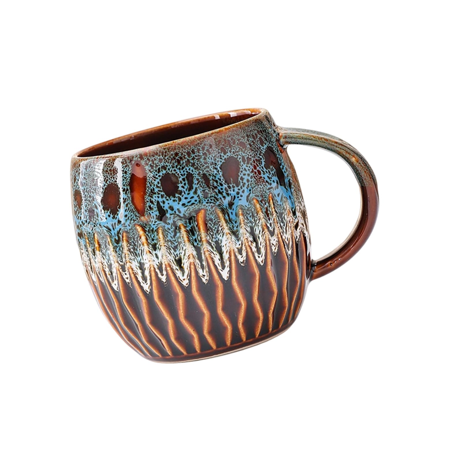 Xinsheinelry 20Oz Porcelain Coffee Cup Large Ceramic Mug with Ergonomic Handle Glazed Stonewares Drinkware for Beverages Coffee Cup