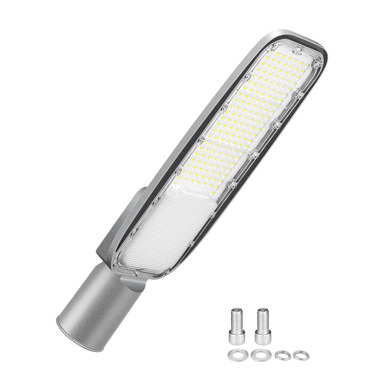 SKYWORLD LED Street Lights Outdoor, 150W 9498LM LED Parking Lot Lights Pole Light Floodlight, 6000K Commercial Area Road Street Lighting, Waterproof Security Light for Garden Yard Path Court