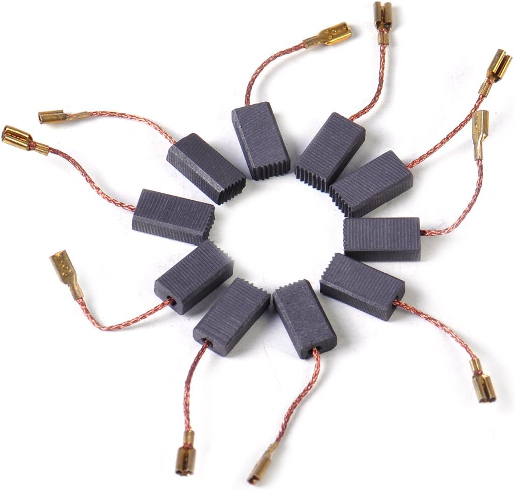 Eastar 10pcs Carbon Brushes Replacement fit for Bosch GWS 580 GWS 850 C GWS 8-125 GWS 9-150CS GWS6-100 D11
