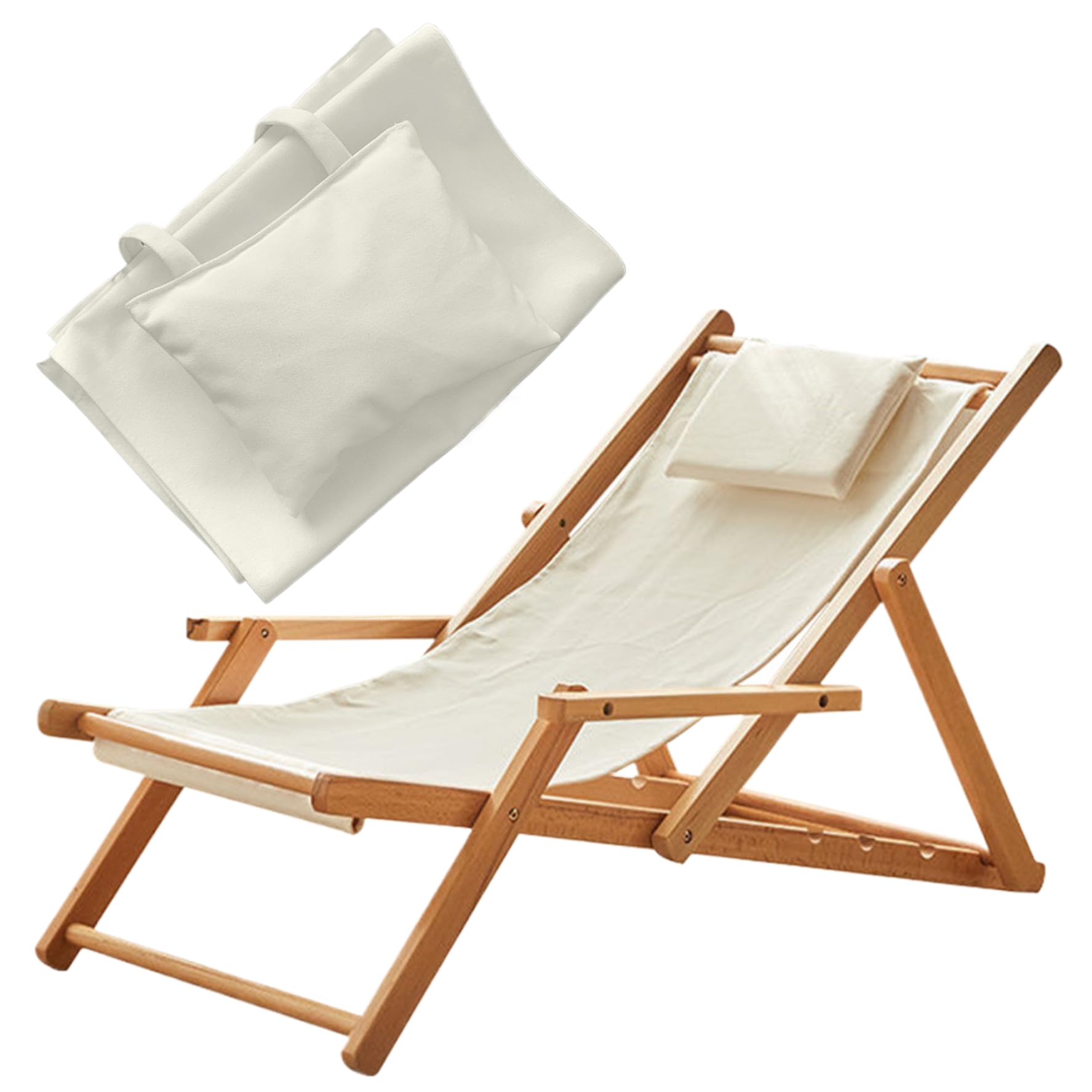 Tela de Repuesto para Silla de Patio, Tela Oxford de 45 x 17 Pulgadas, de Repuesto para Silla con Almohada para Tomar el Sol, jardín, Patio, jardín, Playa