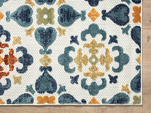 Tapete Abani moderno beige 90x63 pulgadas miniatura 4