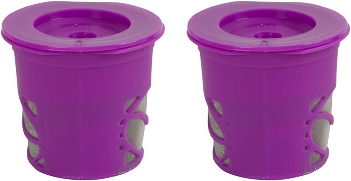 Evriholder Single Cup Coffee Filters, Reusable K-Cups for Keurig 2.0 & 1.0 Coffee Maker, 2 Pack