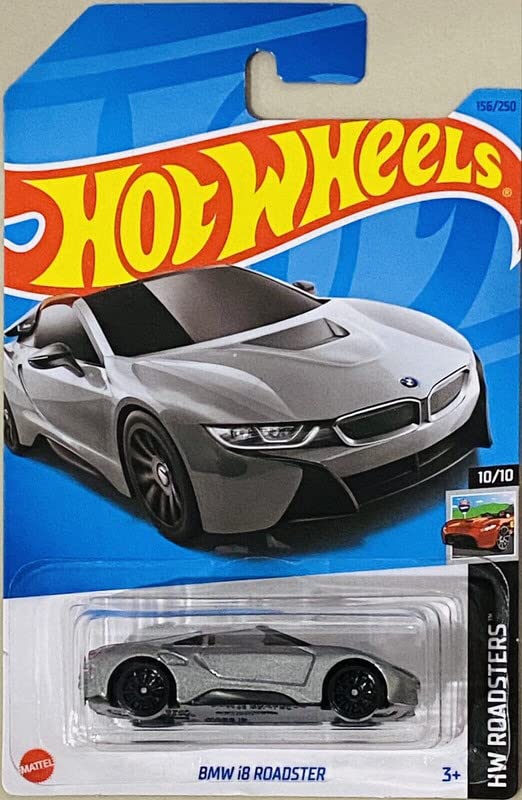 Hot Wheels HW Roadster BMW i8 Roadster 1:64 Scale (Grey) : Amazon.in ...