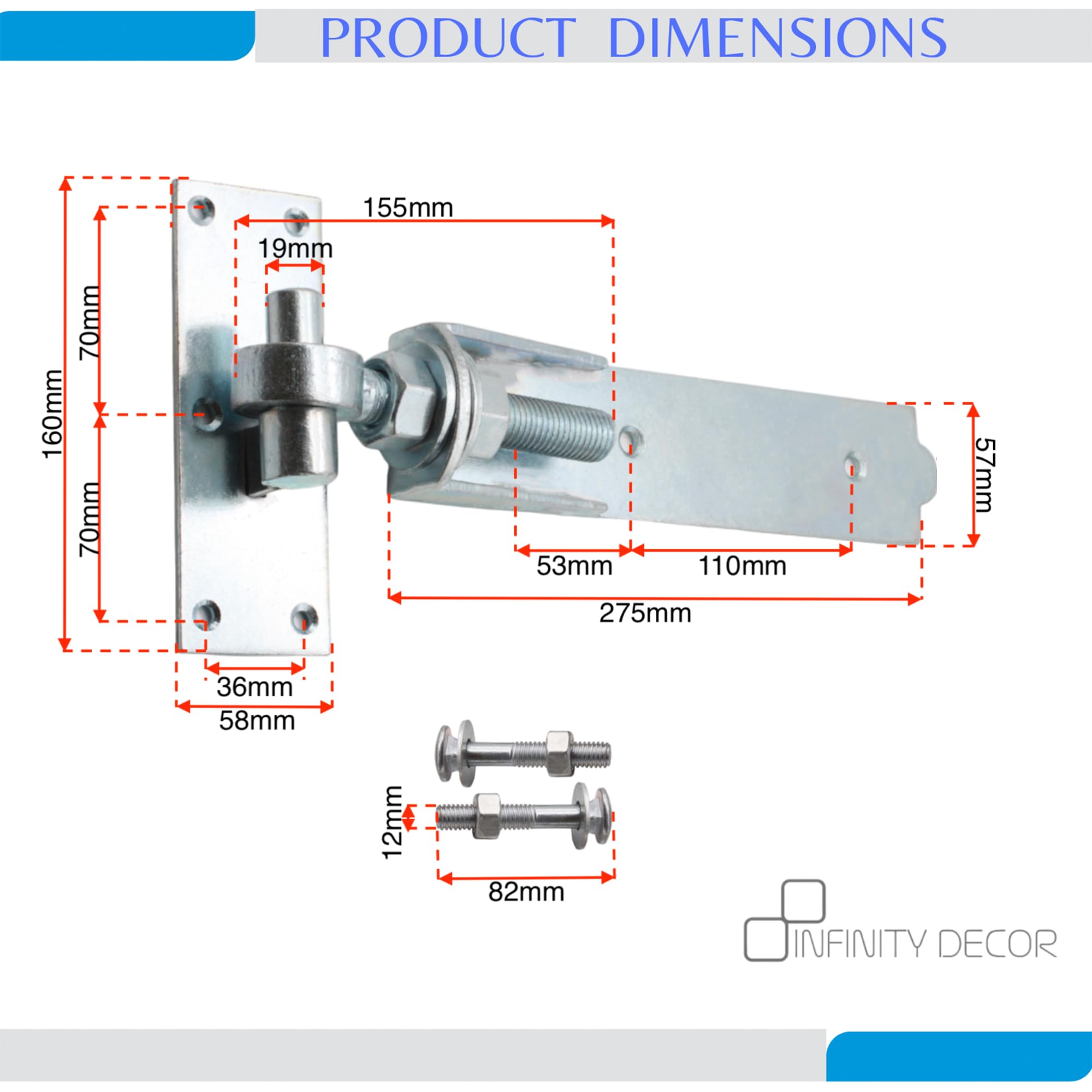 Charnières De Porte à Roulement à Billes En Acier Inoxydable , Paquet