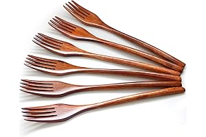 AOOSY Bamboo Wood Forks