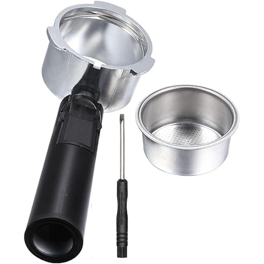 3 PCS Bottomless Portafilter 51mm Coffee Filter with Handle