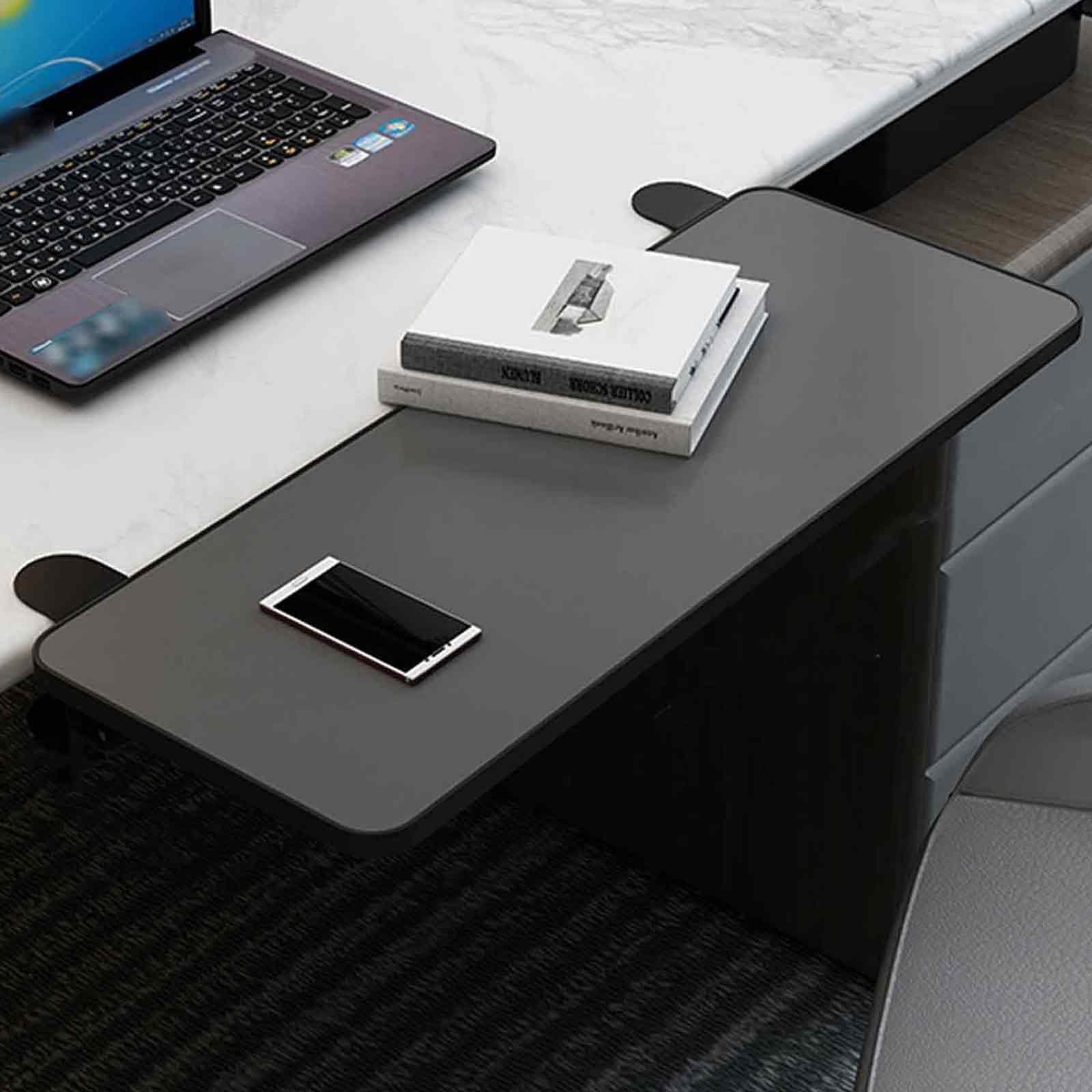 Vassoio ergonomico per tastiera, estensione tastiera per scrivania, pieghevole, supporto per tastiera computer, morsetto su estensione scrivania, supporto tastiera per scrivania, L 55/65/75 X P 25 c