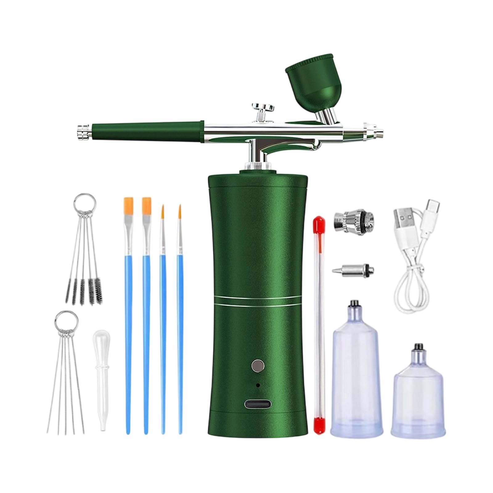 Kit de aerógrafo con mini compresor para decoración de uñas y decoración de tartas