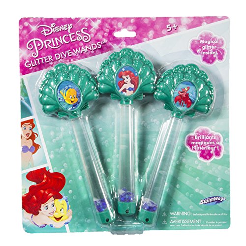 Swimways Disney Princess Ariel Glitter Dive Wands - Pack Of 3 , Green #TOP1