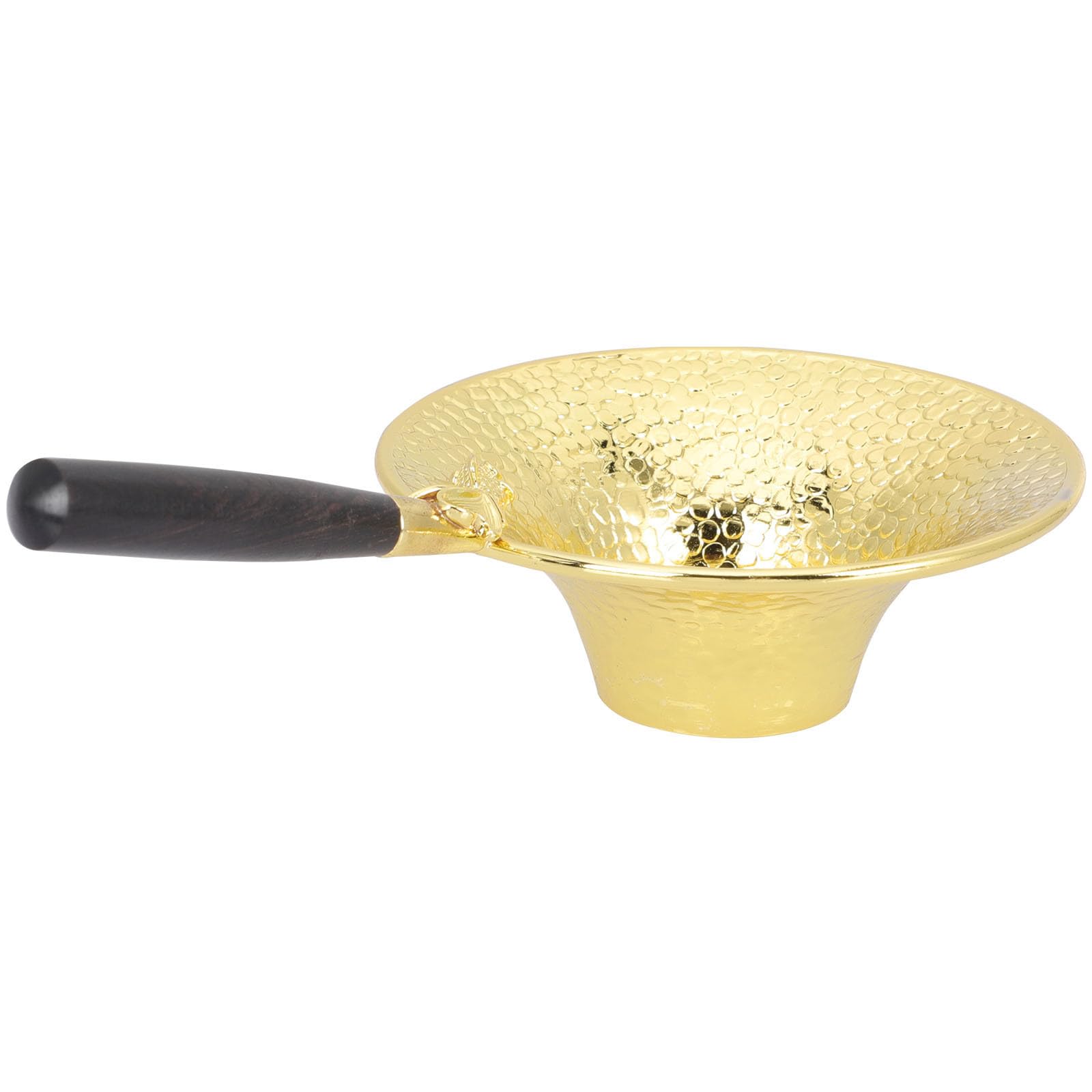 Colador de Té de Malla Fina Dorado de Cobre y Plástico